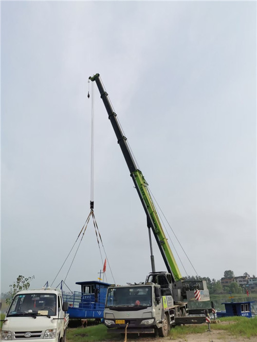 天津桥梁建设吊装案例